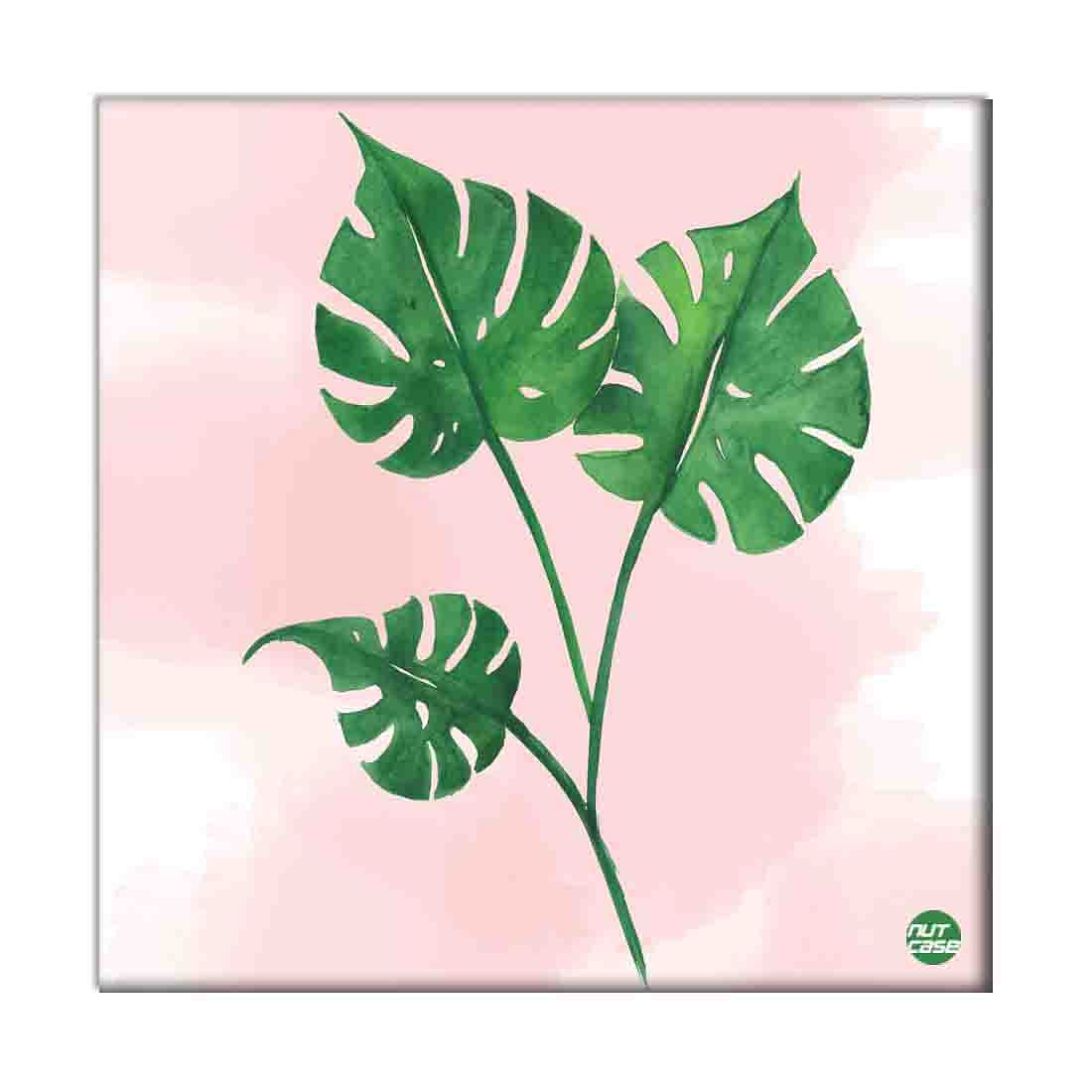 Wall Art Decor Panel For Home - Leaves Nutcase