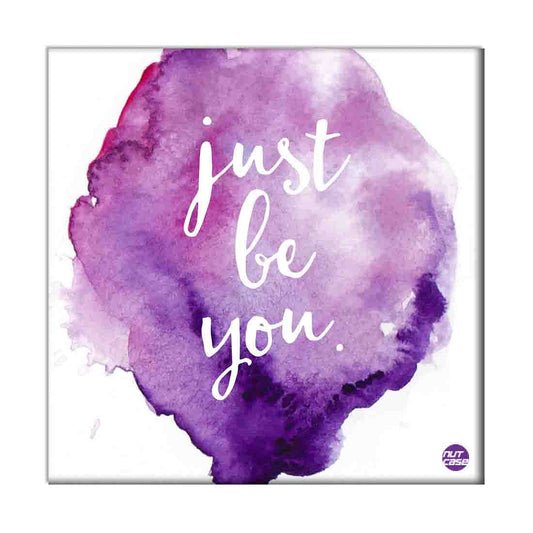 Wall Art Decor Panel For Home - Just Be You Nutcase