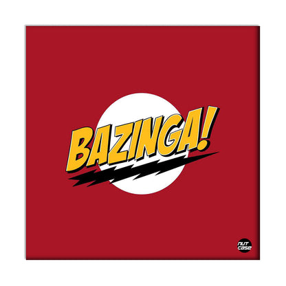 Wall Art Decor Panel For Home - BAZINGA Nutcase