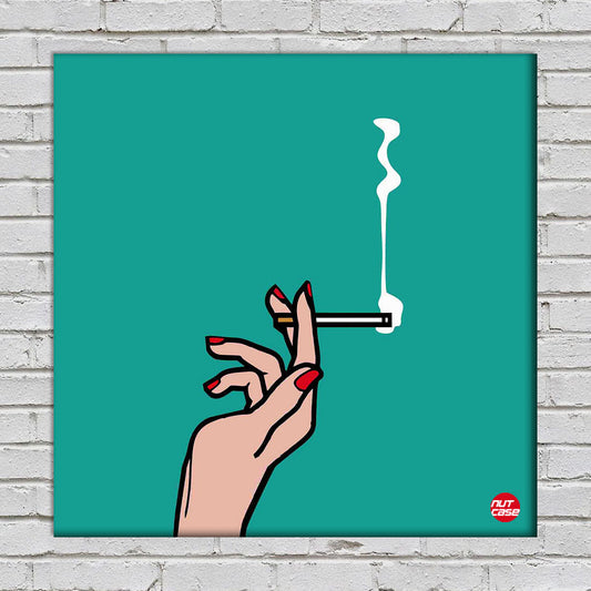 Wall Art Decor Panel For Home - No Smoking Nutcase