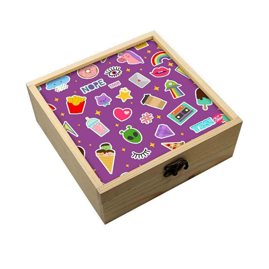 Jewellery Box Wooden Jewelry Organizer -  Kids Party Nutcase