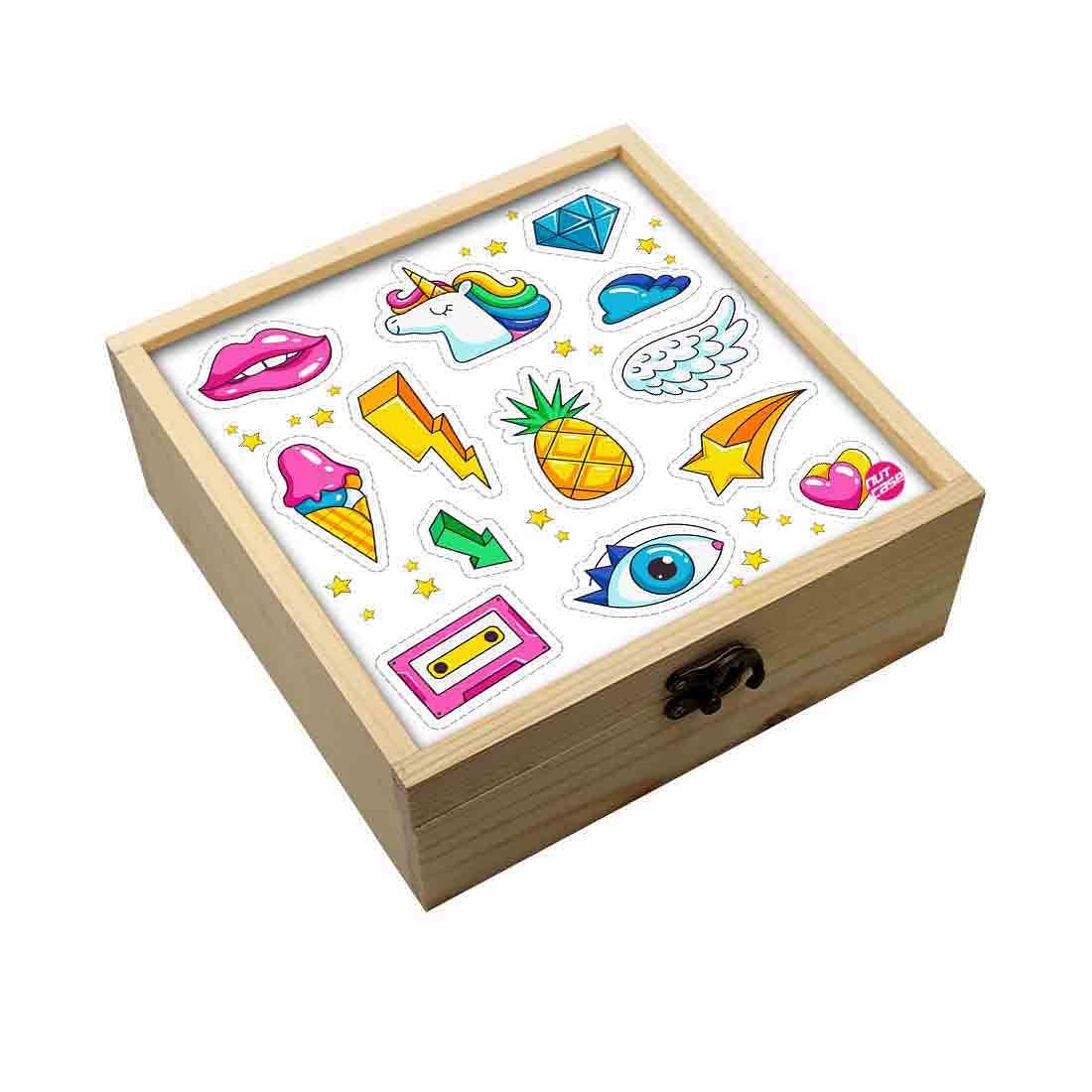 Jewellery Box Wooden Jewelry Organizer -  Kids Design Nutcase