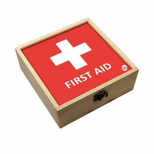 Jewellery Box Makepup Organizer -  First Aid Red Nutcase