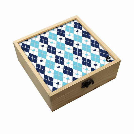 Jewellery Box Makepup Organizer -  Blue Diamond Nutcase