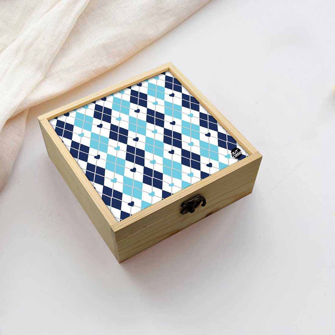 Jewellery Box Makepup Organizer -  Blue Diamond Nutcase