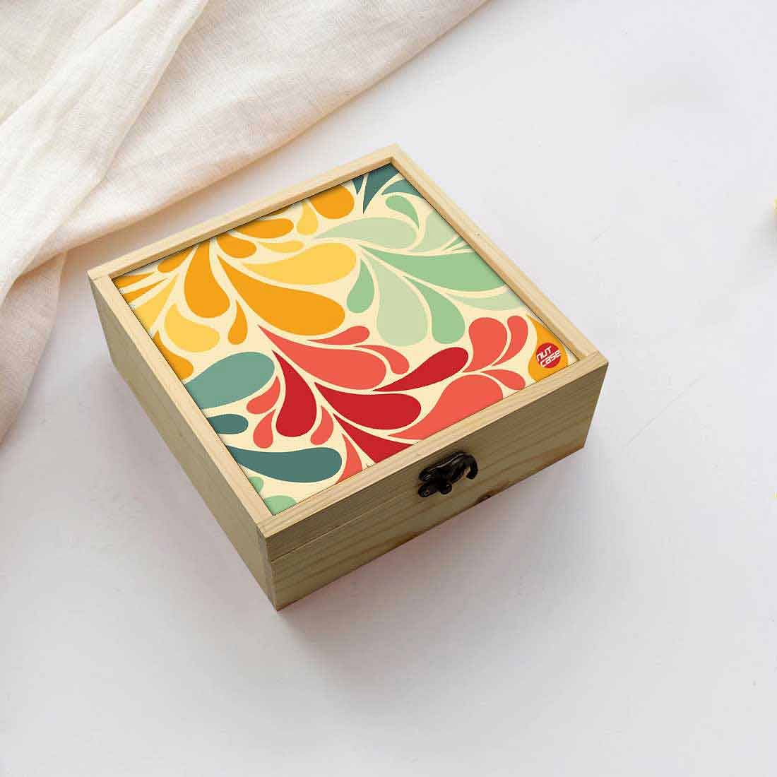 Jewellery Box Makepup Organizer -  Vintage Flower Nutcase