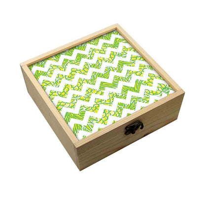 Jewellery Box Makepup Organizer -  Chevron  Nutcase