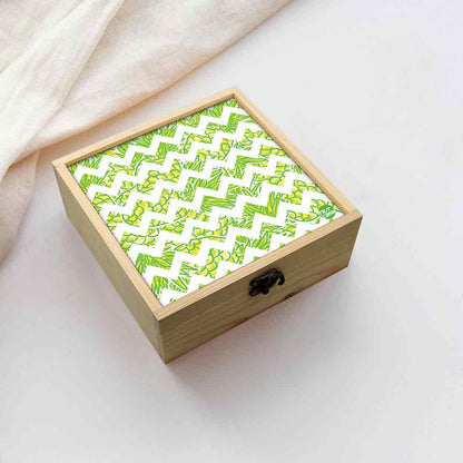 Jewellery Box Makepup Organizer -  Chevron  Nutcase