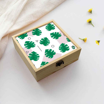 Jewellery Box Makepup Organizer -  Monstera Hipster Nutcase