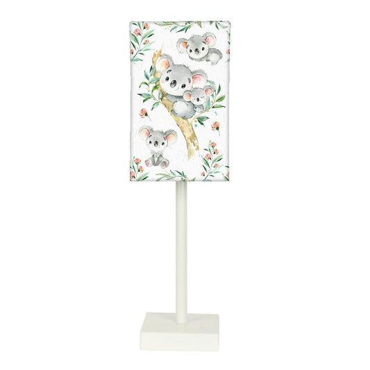 Nutcase Table Lamp for Living Room Bedroom Bedside Lamps with Fabric Shade - Cute Koala Nutcase