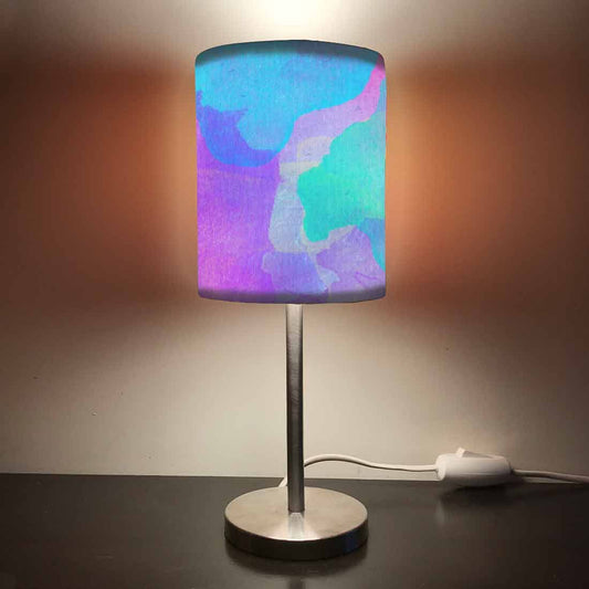 Kids Study Lamps for Bedroom - Blue Watercolor 0019 Nutcase