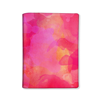 Passport Cover Travel Wallet Holder -Watercolors 50 Shades of Pink Nutcase