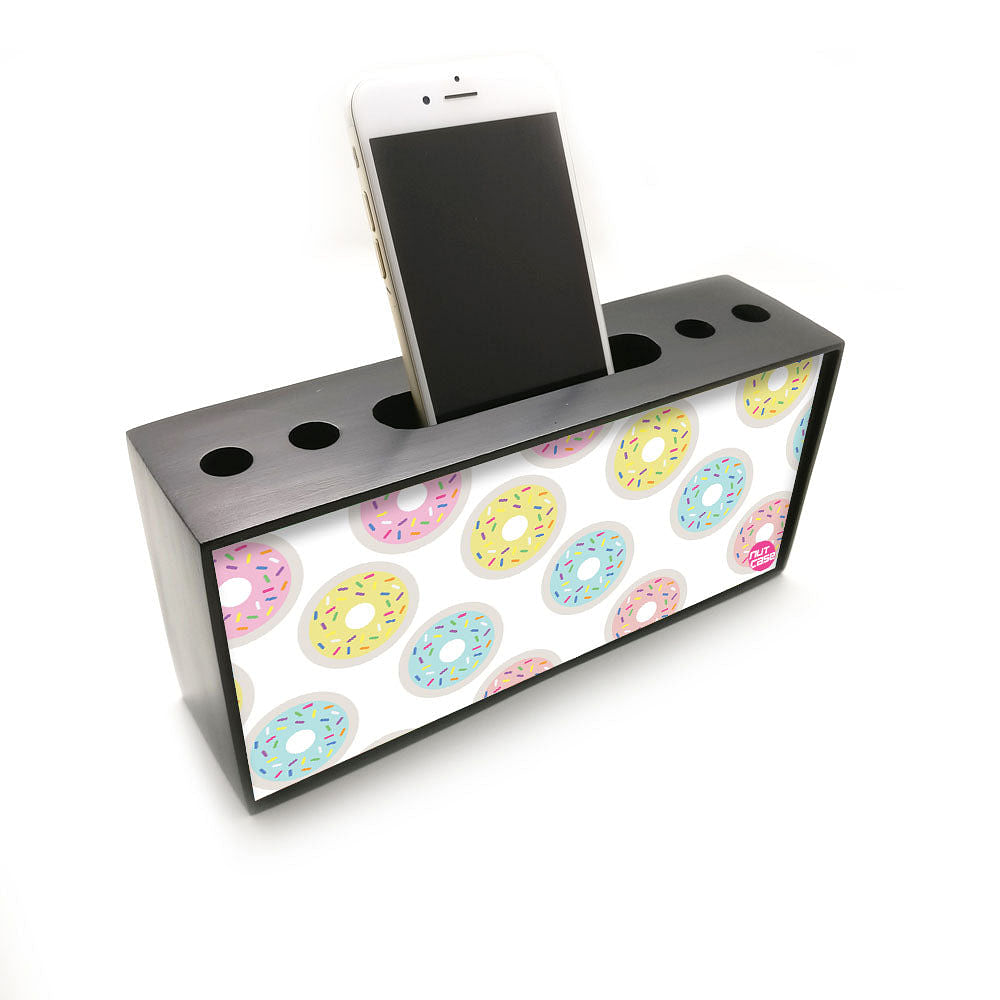 Pen Mobile Stand Holder Desk Organizer - Donuts Nutcase