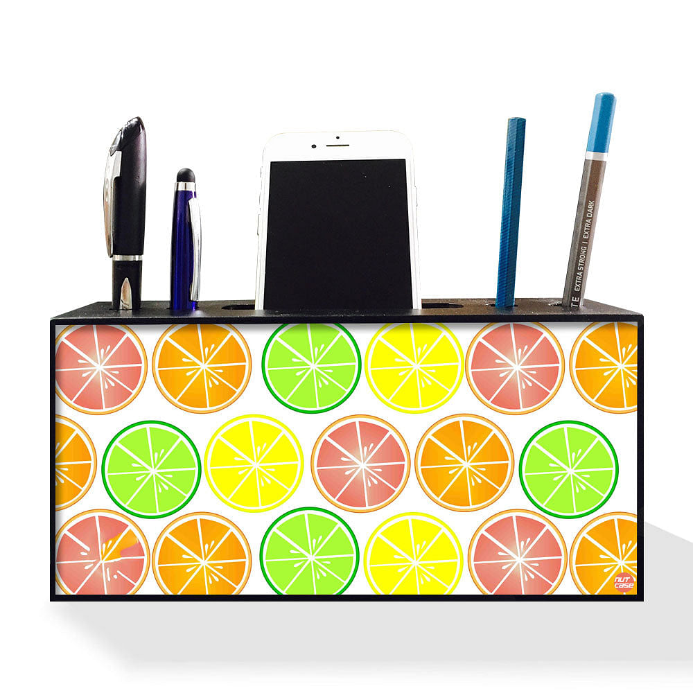 Pen Mobile Stand Holder Desk Organizer - Lemons Nutcase