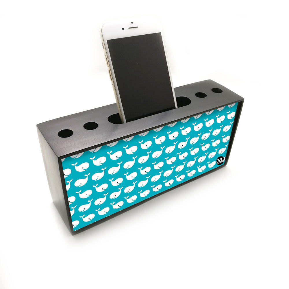 Pen Mobile Stand Holder Desk Organizer - Cute Fish Nutcase