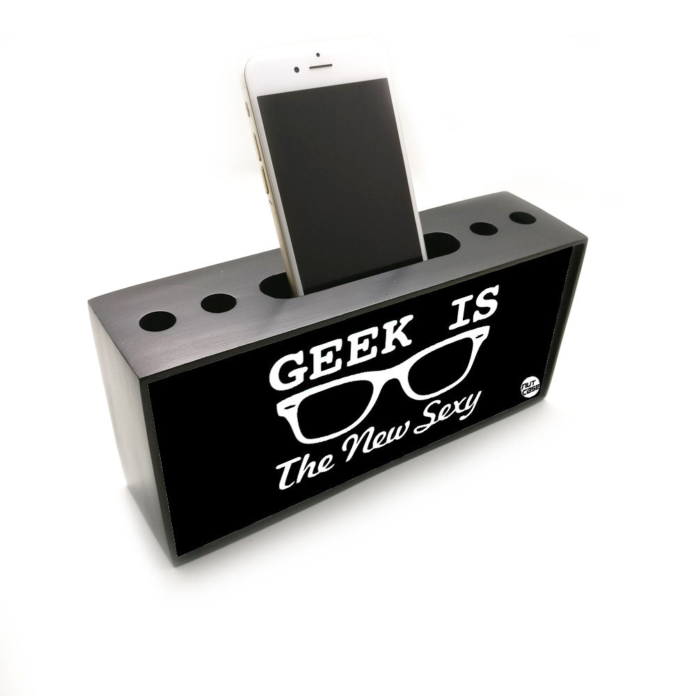 Pen Mobile Stand Holder Desk Organizer - Inner Geek Nutcase