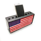 Pen Mobile Stand Holder Desk Organizer for Office - American Flag Nutcase