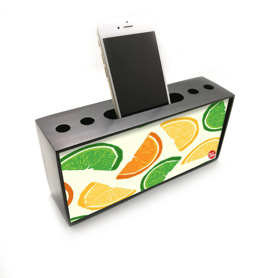 Pen Mobile Stand Holder Desk Organizer - Lemons Pieace Nutcase