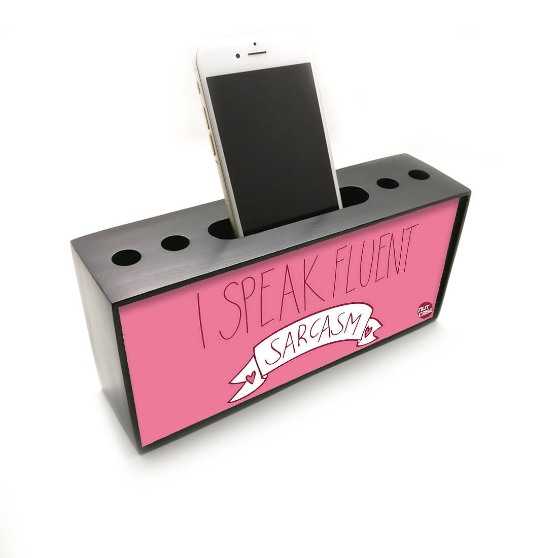 Pen Mobile Stand Holder Desk Organizer - I Speak Fluent Nutcase