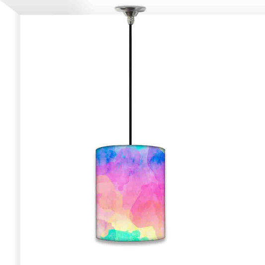 Beautiful Outdoor Pendant Lamp - Pink Watercolor Nutcase
