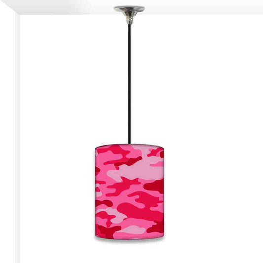 Outdoor Hanging Pendant Lamp - Pink Camo Nutcase