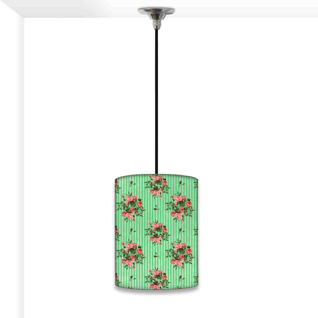 Beautiful Ceiling Pendant Lamp - Vintage Shabby Flowers Nutcase