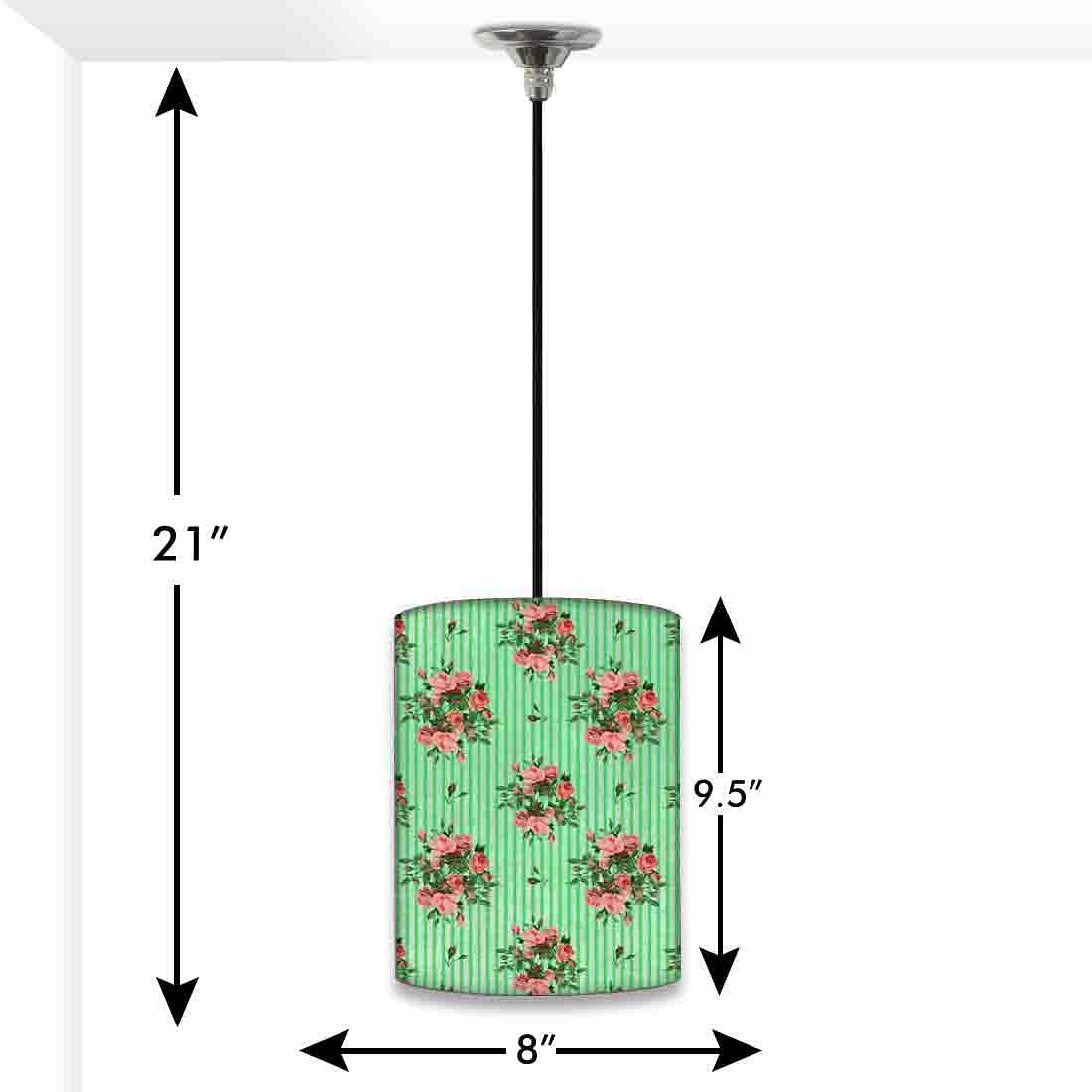 Beautiful Ceiling Pendant Lamp - Vintage Shabby Flowers Nutcase