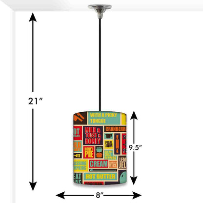 Designer Outdoor Pendant Lamp - American Breakfast Nutcase