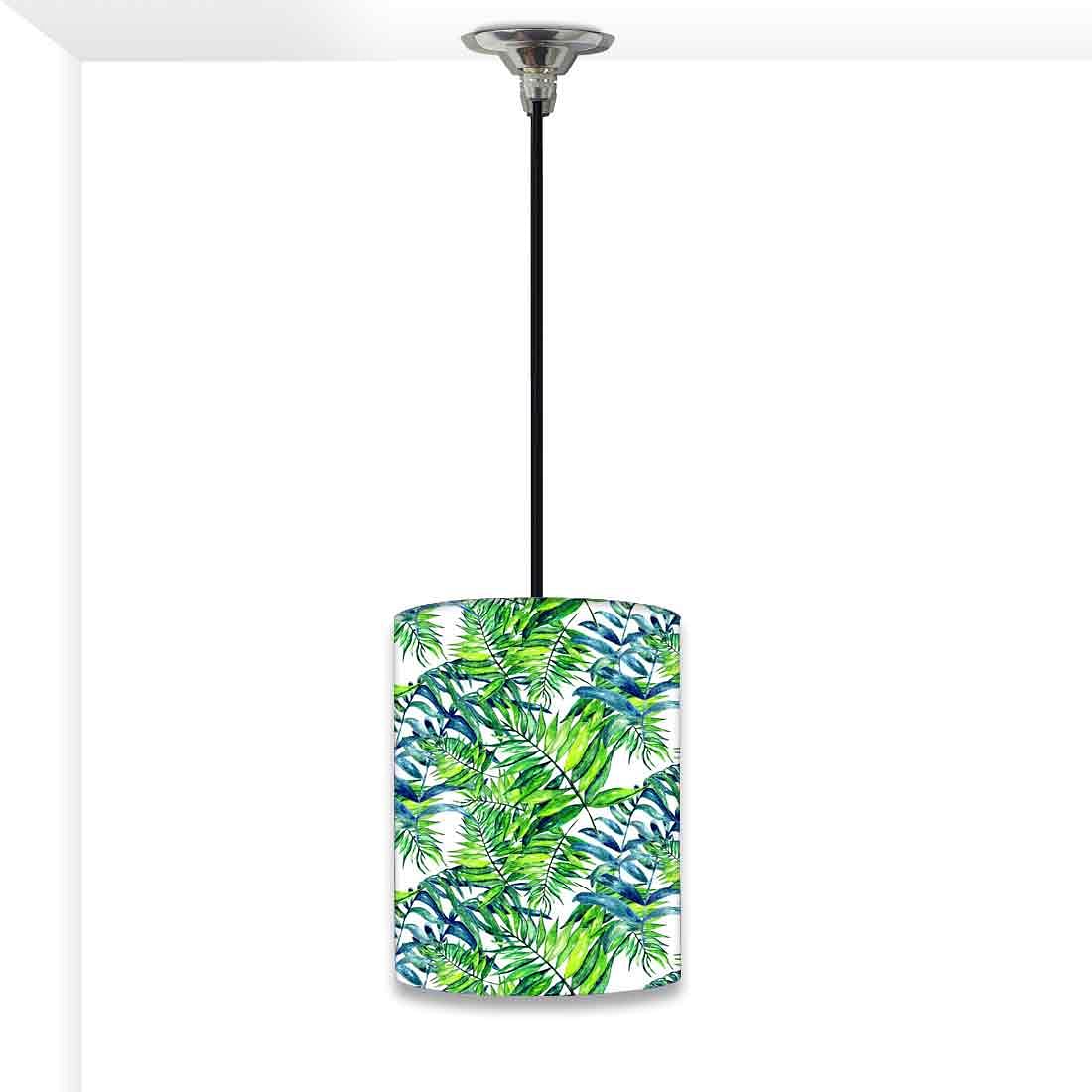 Ceiling Hanging Pendant Lamp Shade - Green Leaf Nutcase