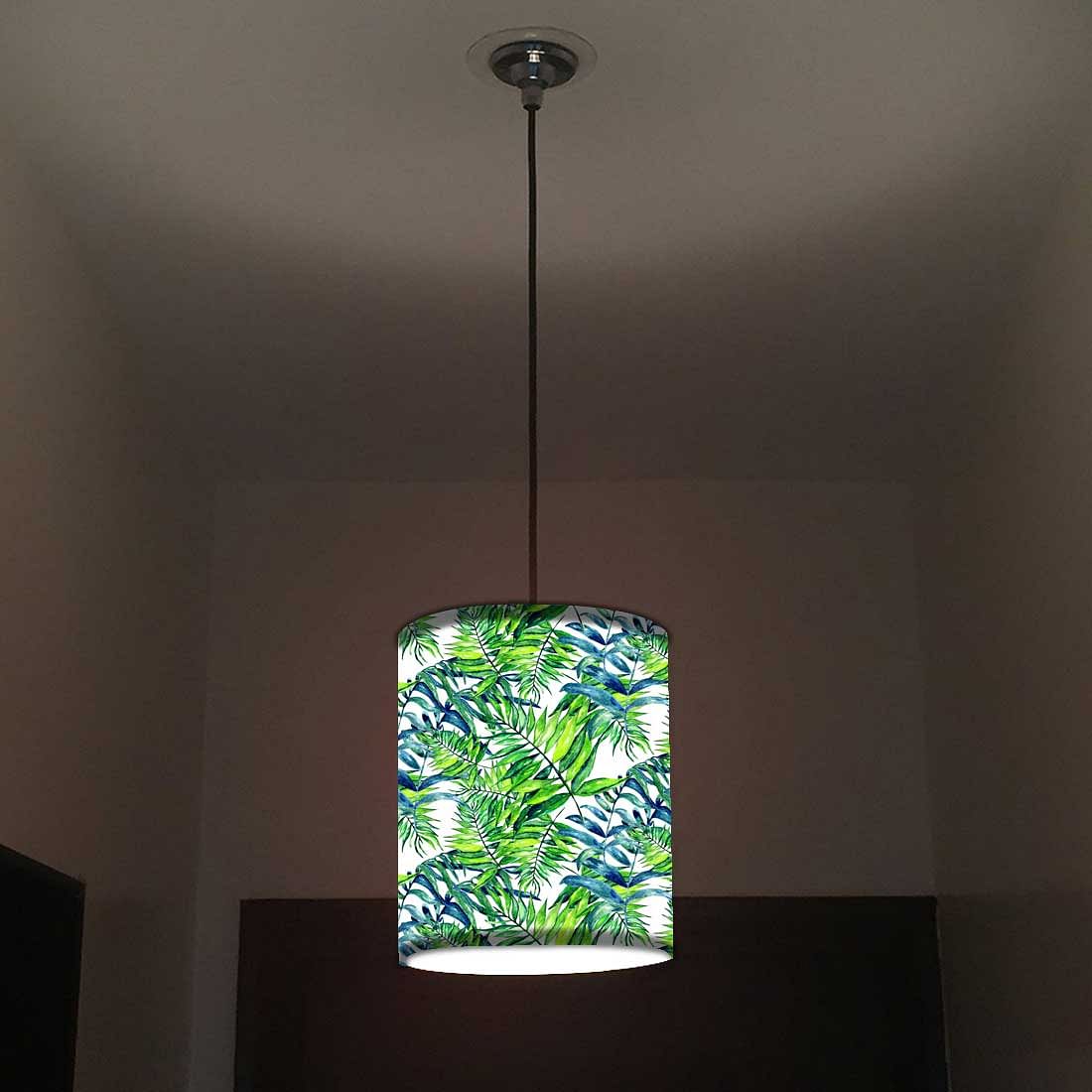 Ceiling Hanging Pendant Lamp Shade - Green Leaf Nutcase