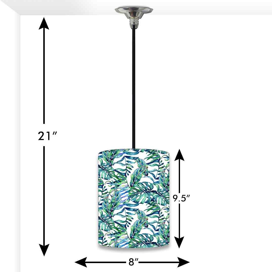 Ceiling Hanging Pendant Lamp Shade - Tropical Leaf Nutcase