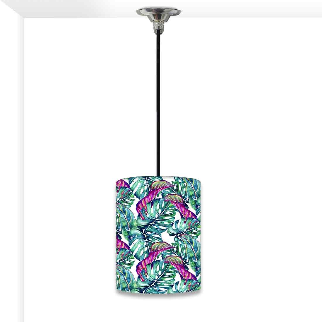 Ceiling Hanging Pendant Lamp Shade - Monstera Tropical Leaf Nutcase