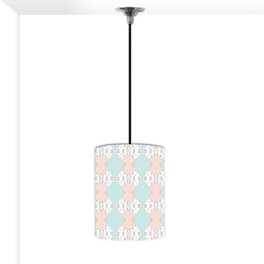 Ceiling Hanging Pendant Lamp Shade - Green Peach Marble Pastle Nutcase