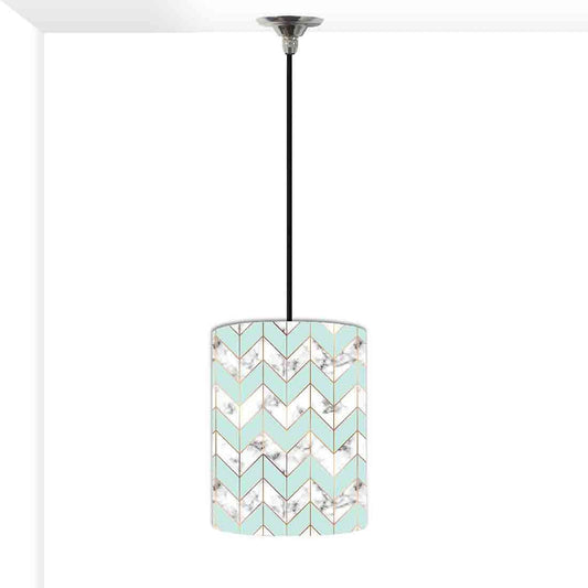 Ceiling Hanging Pendant Lamp Shade - White Green Marble Pastle Nutcase
