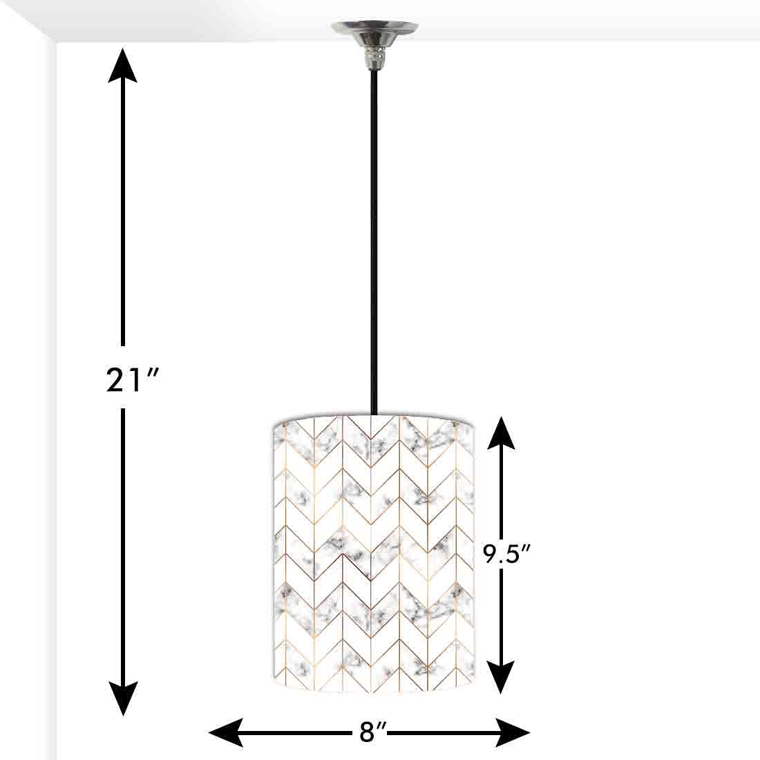 Ceiling Hanging Pendant Lamp Shade - Marble Pastle Designer Nutcase