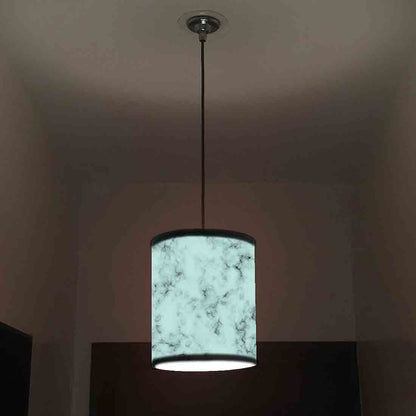Ceiling Hanging Pendant Lamp Shade - Green Color Designer Marble Pastle Nutcase