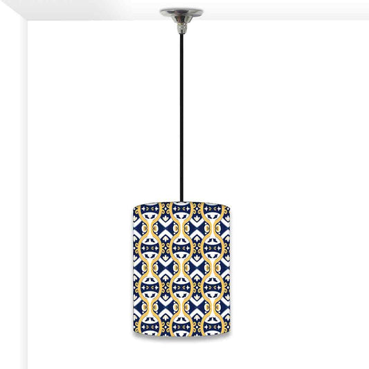 Ceiling Hanging Pendant Lamp Shade - Spanish Tiles Pattern Nutcase