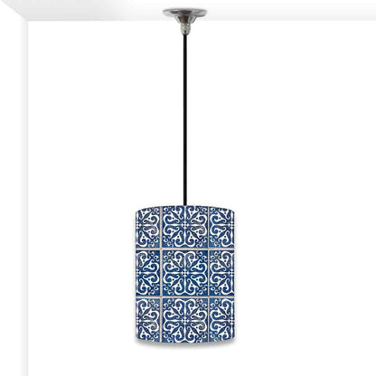 Ceiling Hanging Pendant Lamp Shade - Tiles Pattern Nutcase