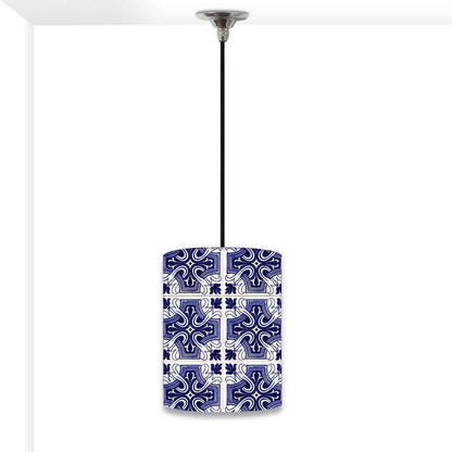 Ceiling Hanging Pendant Lamp Shade - Blue Lace Nutcase