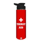 Red Stainless Steel Sipper Bottle for Boy - Thirst Aid Nutcase