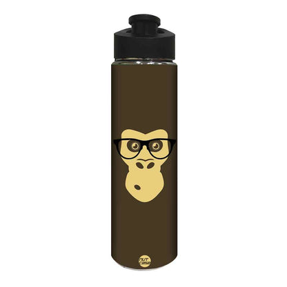 Stainless Steel Water Bottle -  Cute Monkey Nutcase