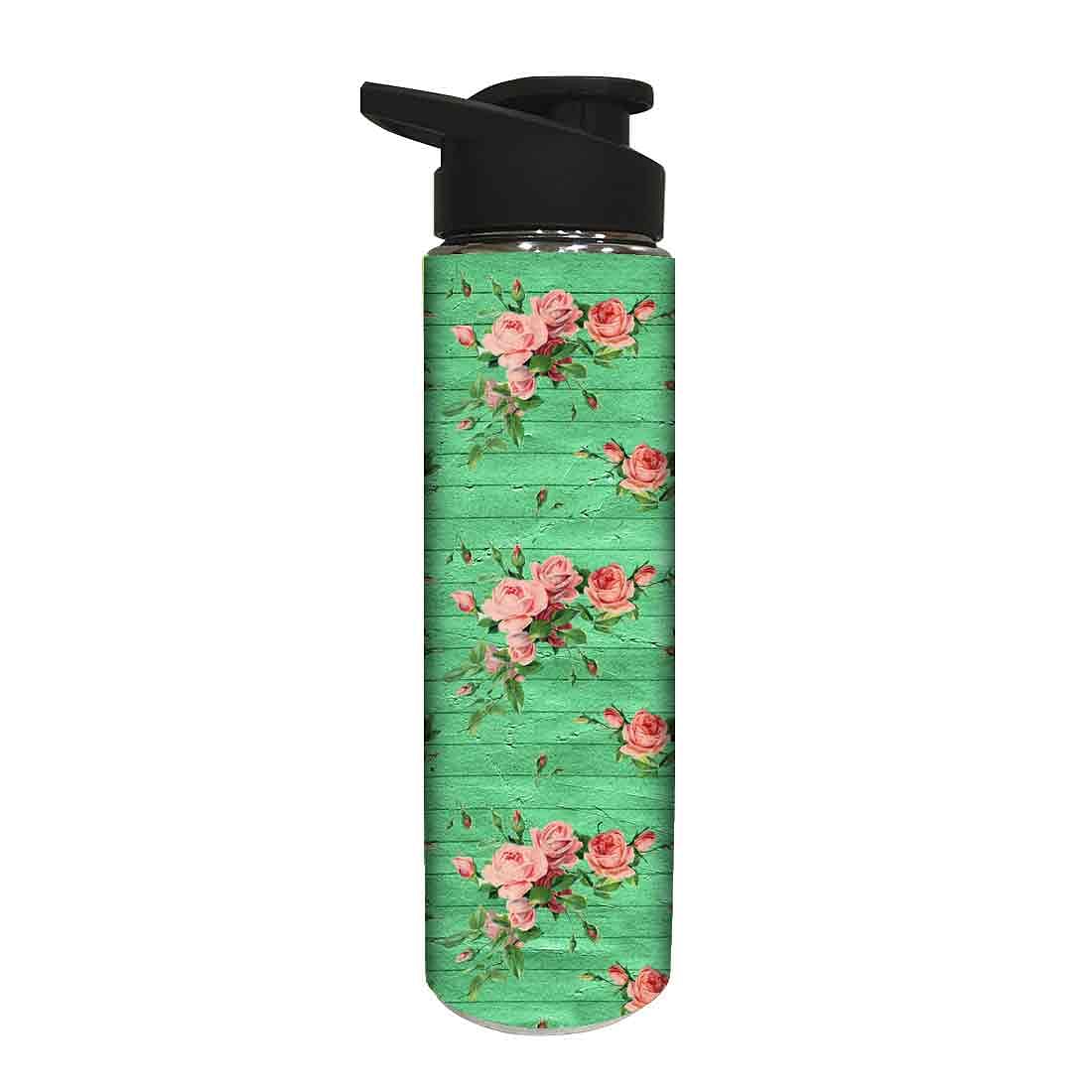 Water Bottle for Kids -  Floral Designer Nutcase