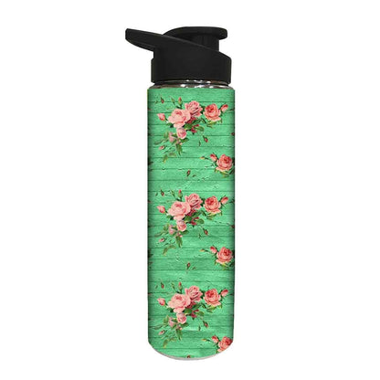 Water Bottle for Kids -  Floral Designer Nutcase