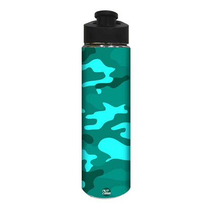 Stainless Steel Sipper Bottle -  Green Army Nutcase