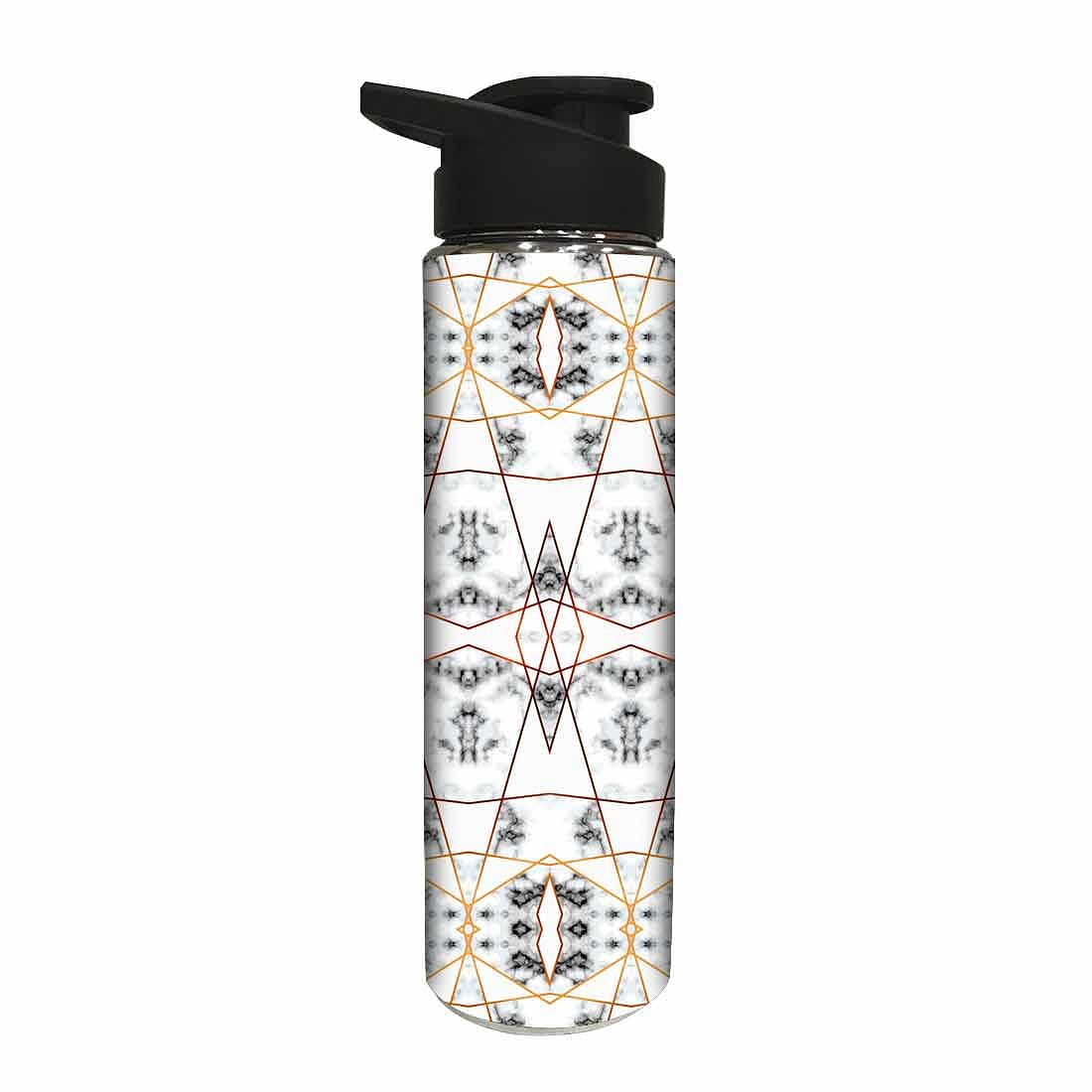 Stainless Steel Water Bottle -  Black and White Marble Nutcase