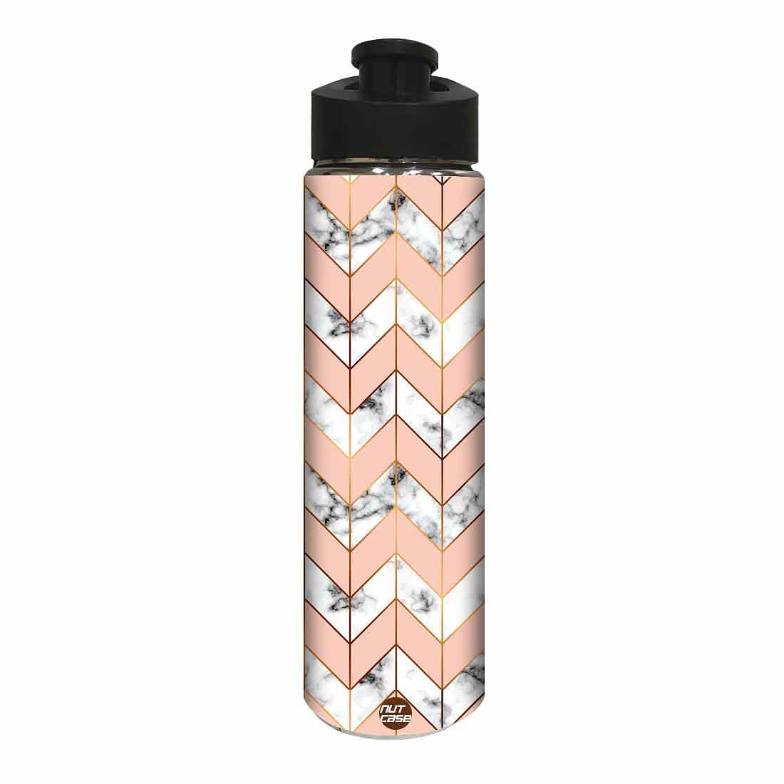 Sipper Stainless Bottle for Gifts Ideas Kids - Peach Marble Nutcase