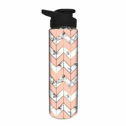 Sipper Stainless Bottle for Gifts Ideas Kids - Peach Marble Nutcase