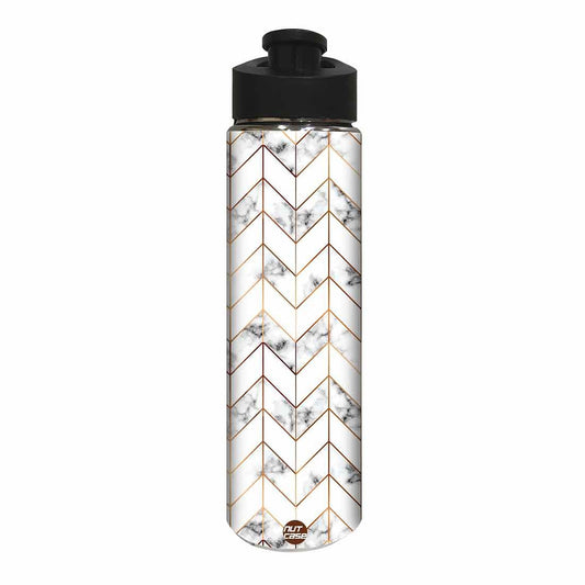 Designer Stainless Steel Water Bottle -  Marble Designer Nutcase