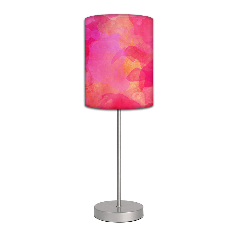 Stainless Steel Table Lamp For Living Room Bedroom -   Watercolors 50 Shades of Pink Nutcase