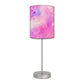 Stainless Steel Table Lamp For Living Room Bedroom -   Watercolors Paint Mix Pink Shades Nutcase